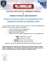 Community Forum Flyer