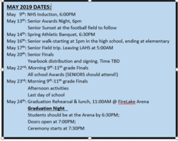 May Dates